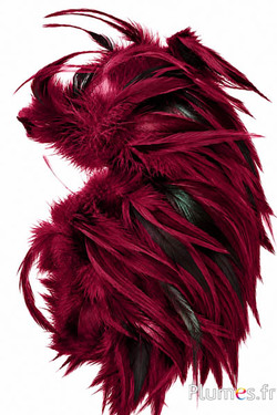 Hahnenkreuz Badger - 10-15 cm - bordeaux